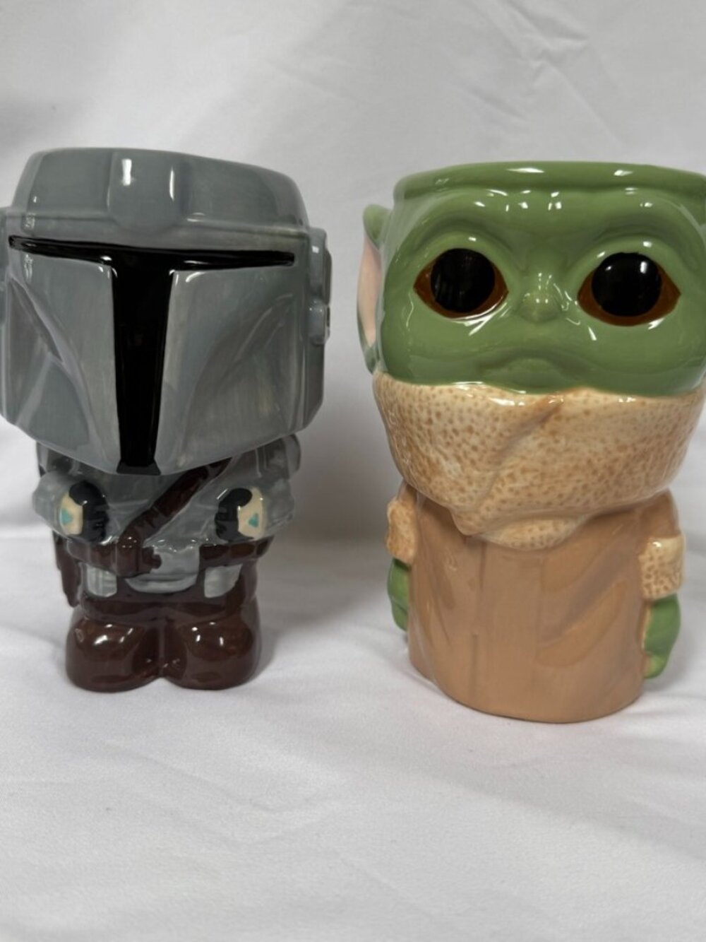 Galerie Star Wars The Mandalorian & Grogu Ceramic Goblet Mug Set NEVER USED!